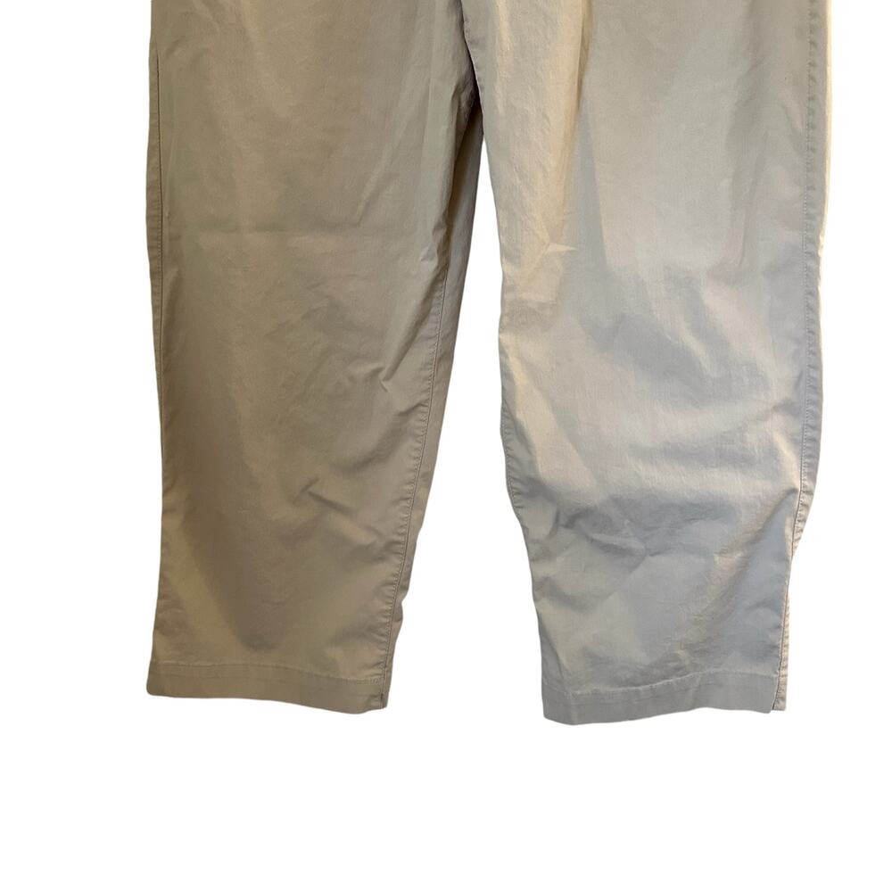 Gap Off-Duty Khaki Pull On High Waisted Pants Medium - Picture 9 of 12